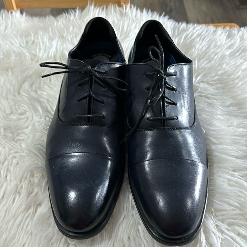 REACTION KENNETH COLE LEATHER SHOES.COMFORT PERFORMANCE  SIZE 10